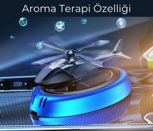 Helifrag® Solar Helikopter Araç ve Oda Kokusu